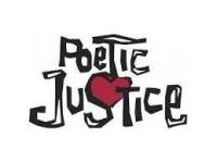Poetic Justice: Black Anorak Jacket With Faux Leather Sleeves
